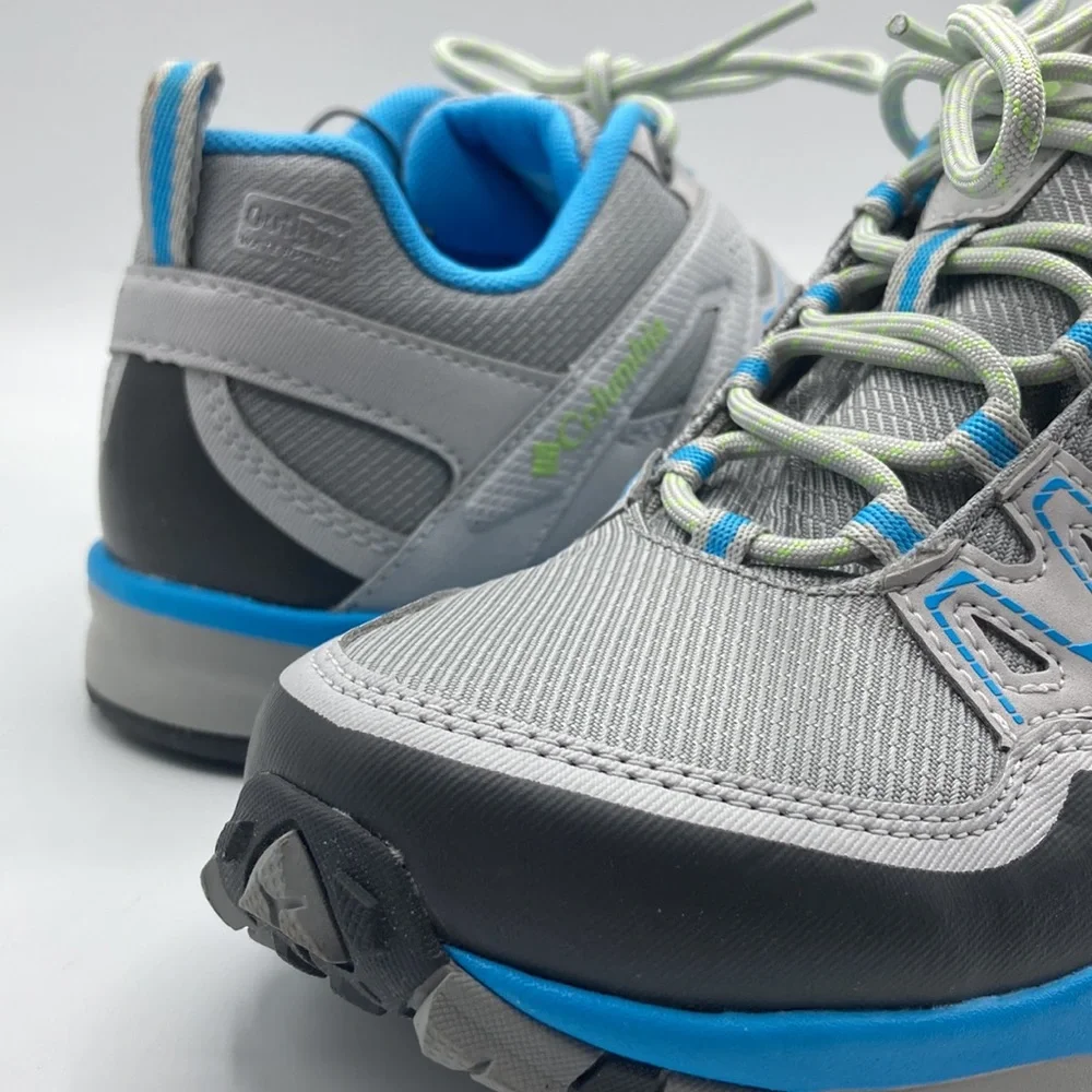 NWT Columbia Wayfinder Outdry Blue Grey Hiking Outdoor Low Top Sneakers …